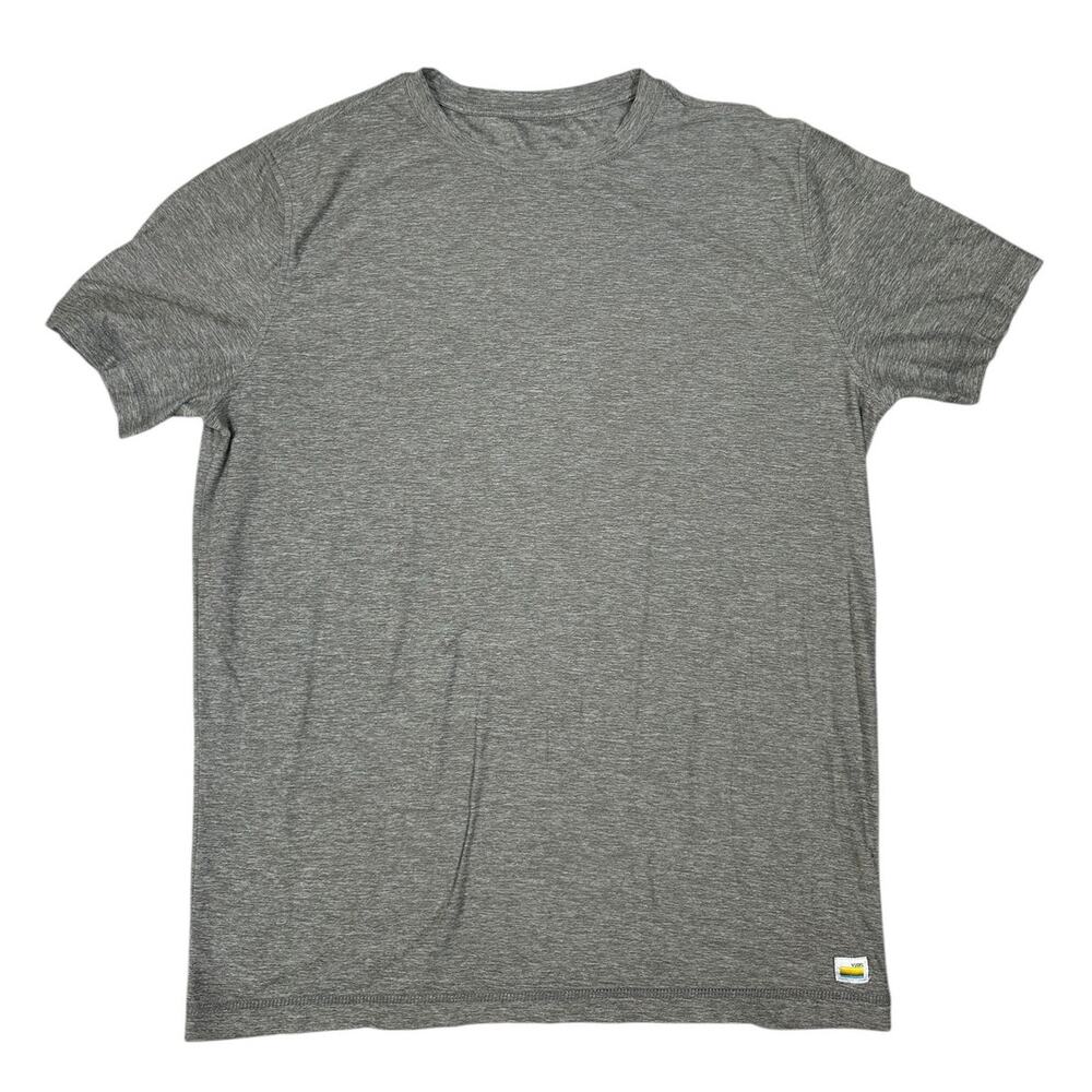 Vuori Mens Size M Strato Tech Tee Light Gray